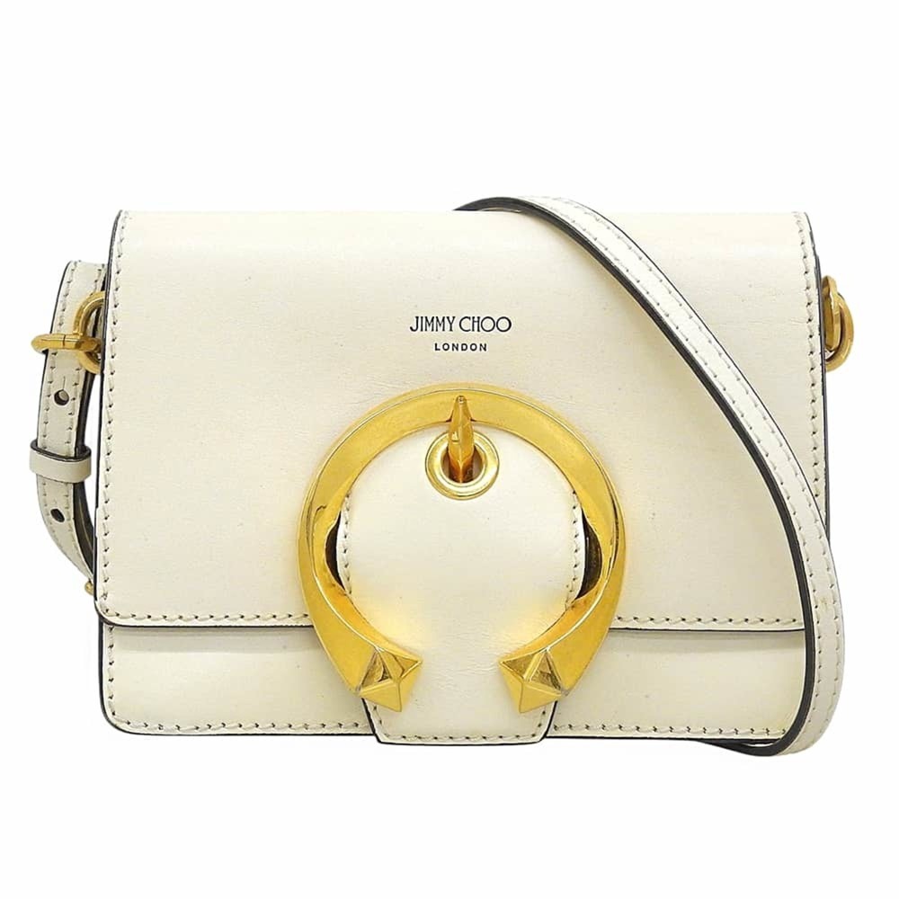 JIMMY CHOO Madeline Shoulder Bag for Women, White.